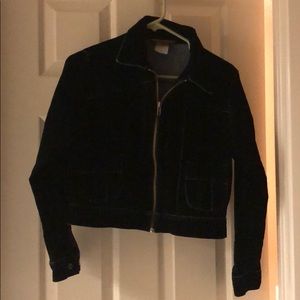 Black, velvet jacket